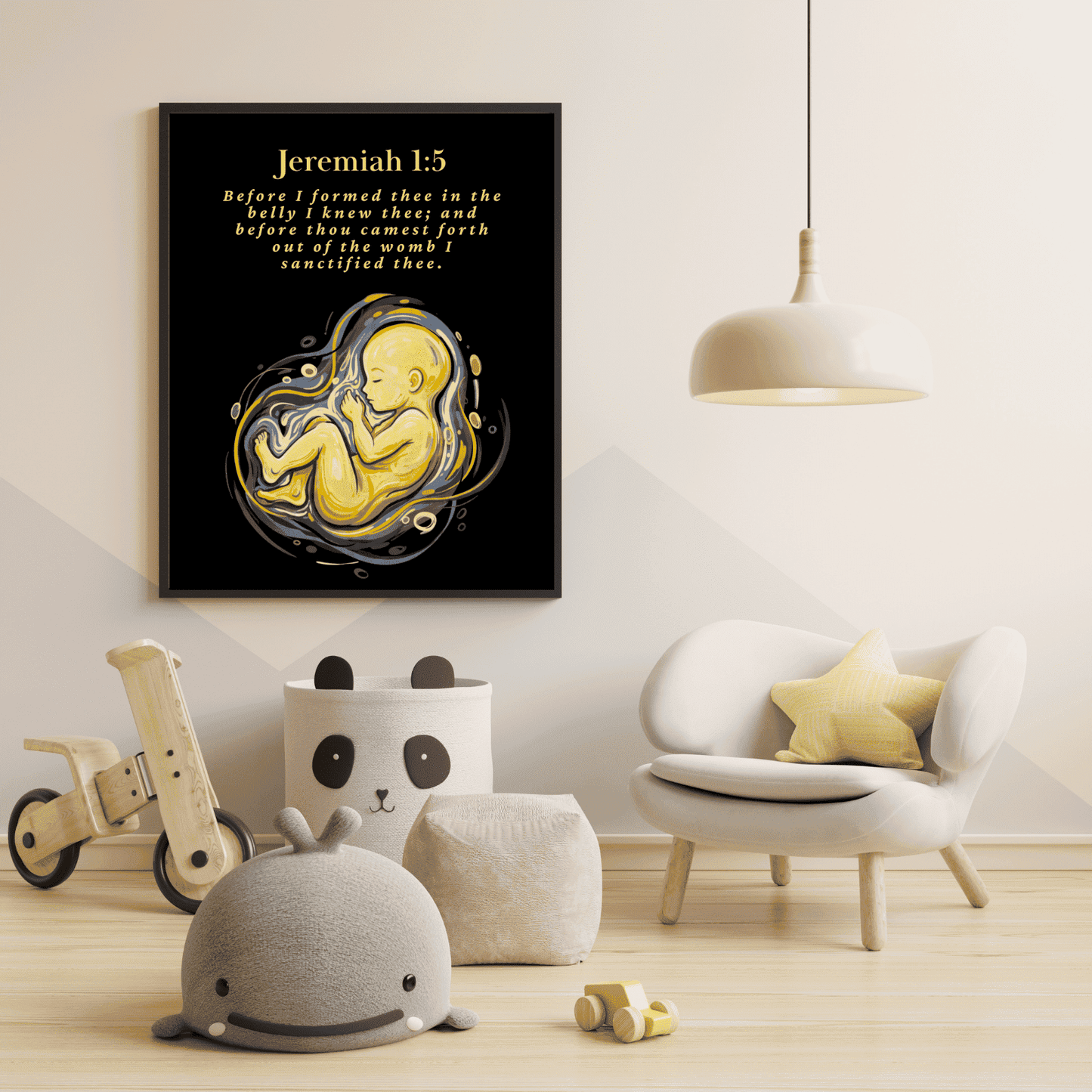 Before I Formed You in the Womb, Jeremiah 1:5 Canvas Print, Nursery Scripture Prints, Bible Verse for Nursery, Christian Nursery Art, Christian Wall Decor Nursery