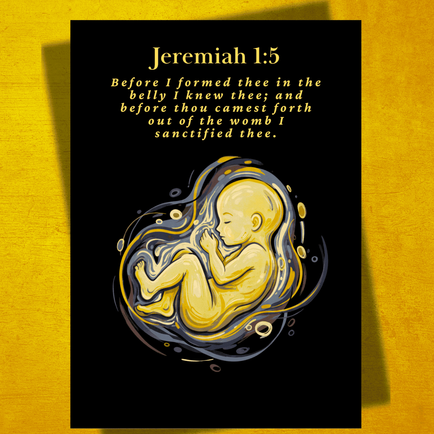Before I Formed You in the Womb, Jeremiah 1:5 Canvas Print, Nursery Scripture Prints, Bible Verse for Nursery, Christian Nursery Art, Christian Wall Decor Nursery