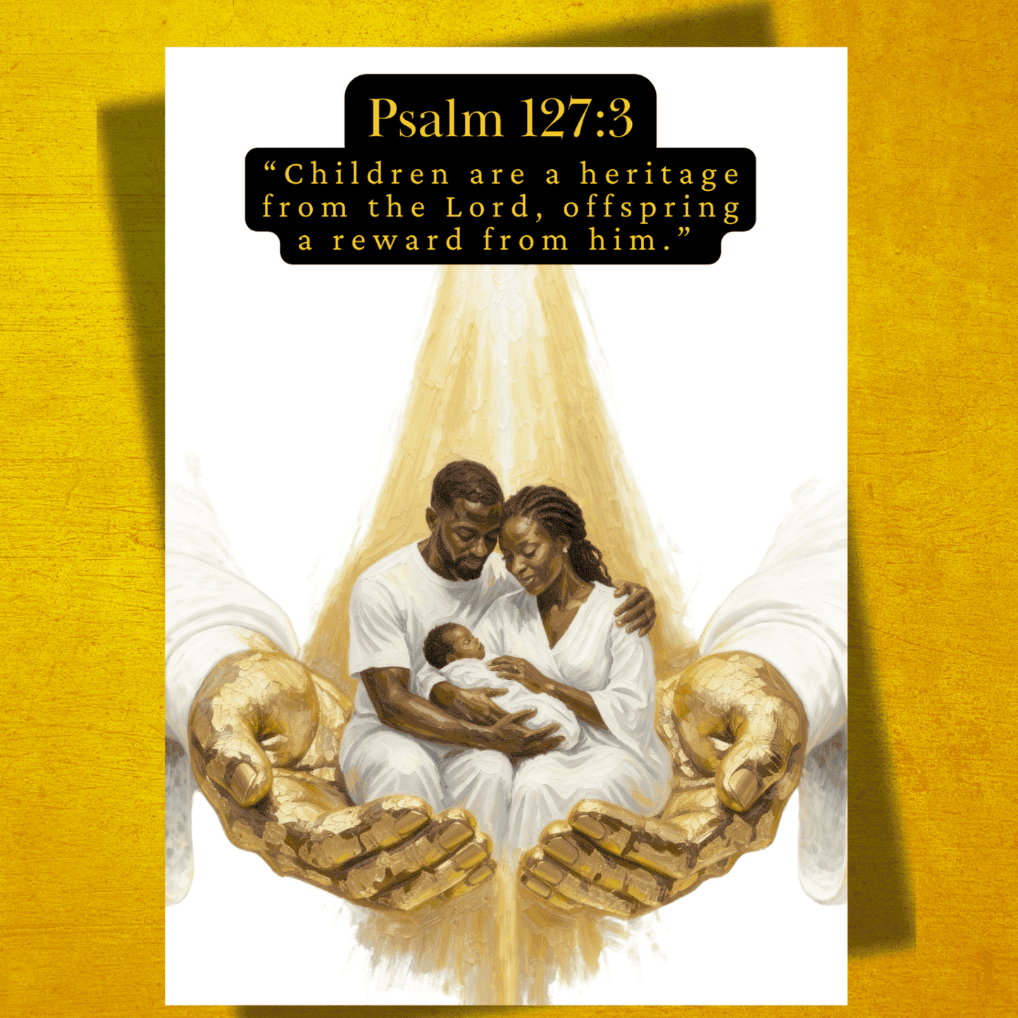 Christian Nursery Wall Art, Psalm 127:3, Children Are a Gift from the Lord Nursery Print, Baby Bible Quote Wall, Baby Shower Gift Ideas