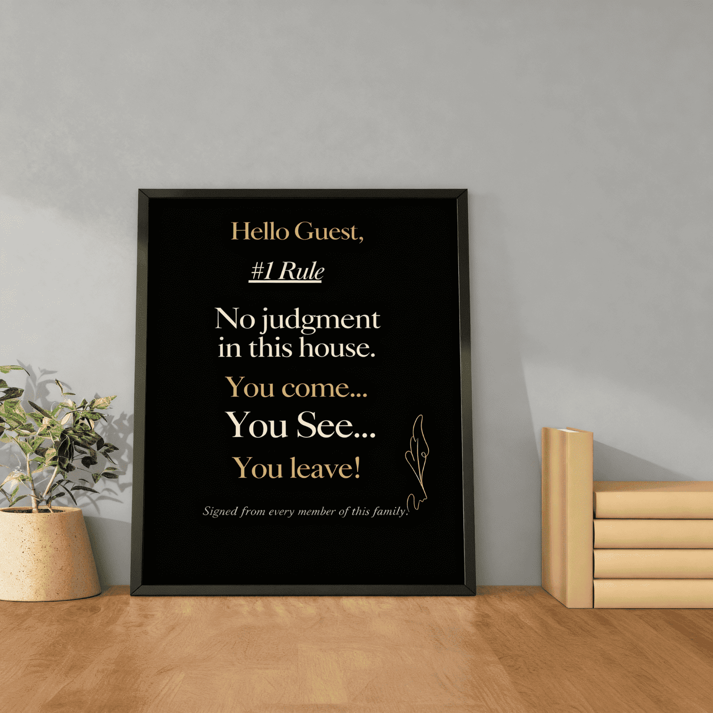 family new home house rules