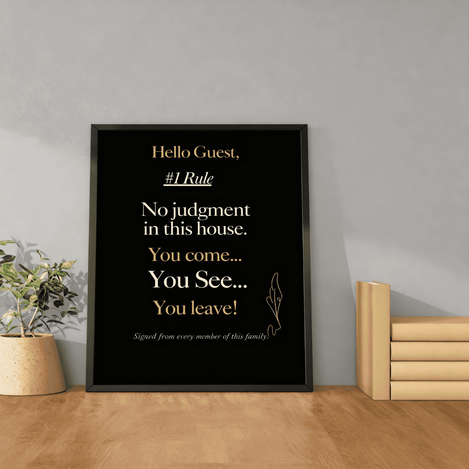 family new home house rules