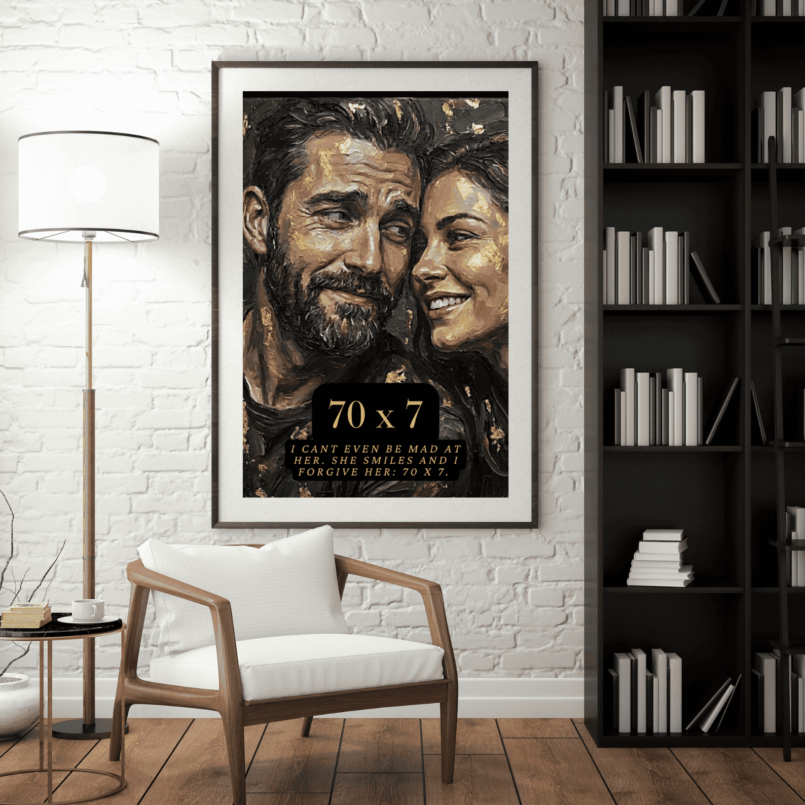 funny_wall_artwork_of_a_couple_on_a_shelf_with_decorative_elements.